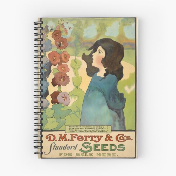 Item preview, Little Victorian Girl, D. M. Ferry & Co's. standard seeds, 1895-1917. designed and sold by MarigoldandLily.