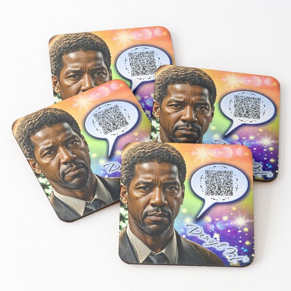 Item preview,  Motivational Speech Denzel Washington Interactive QR code scannable Image  designed and sold by B-DIFF-e-RENT.