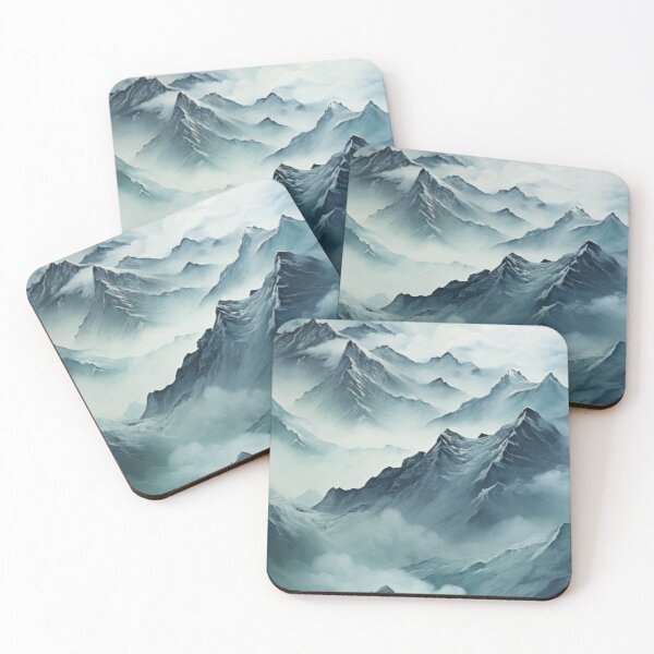 Item preview, Majestic high mountain view designed and sold by MiraCleAI.