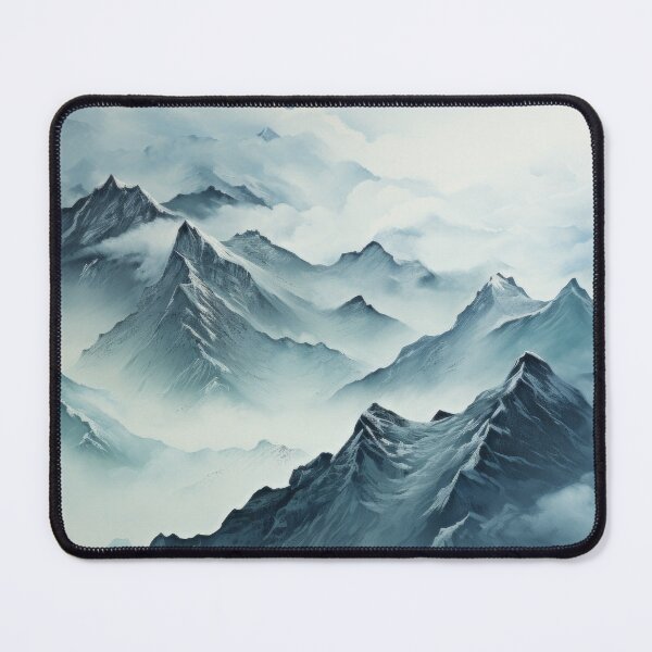Item preview, Majestic high mountain view designed and sold by MiraCleAI.