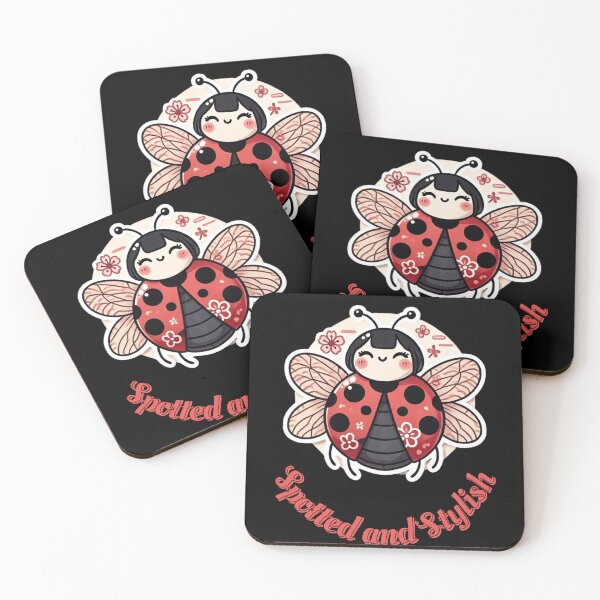 Item preview, pink ladybug designed and sold by EuropeanPrints.