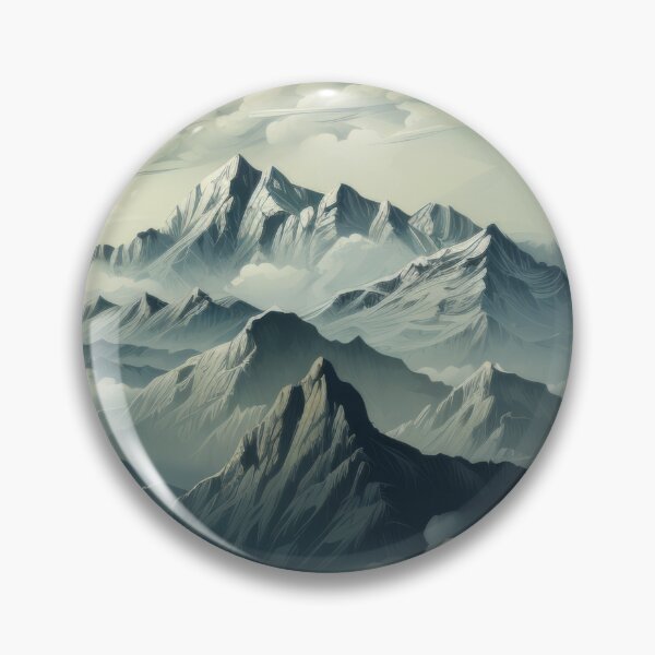 Item preview, Majestic high mountain view designed and sold by MiraCleAI.
