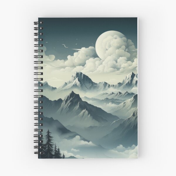 Item preview, Majestic high mountain view designed and sold by MiraCleAI.