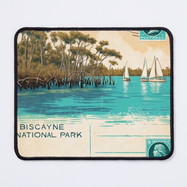 Item preview, Biscayne National Park Postcard Vintage Retro Travel designed and sold by TravelPostcardGems.