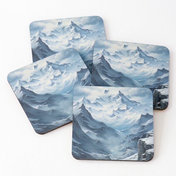 Item preview, Majestic high mountain view designed and sold by MiraCleAI.