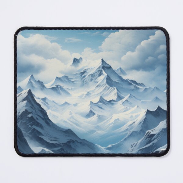Item preview, Majestic high mountain view designed and sold by MiraCleAI.