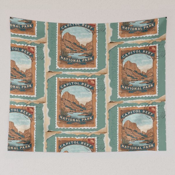 Item preview, Capitol Reef National Park Postcard Vintage Retro Travel designed and sold by TravelPostcardGems.