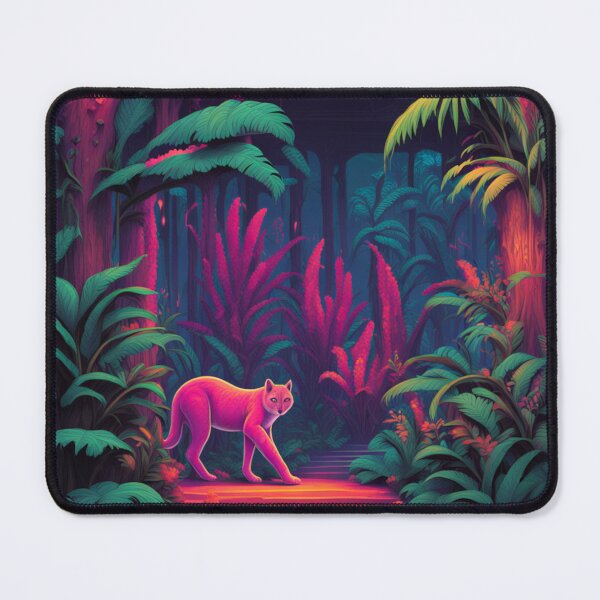 Item preview, Neon Jungle Theme Pattern designed and sold by BirdsnStuff.