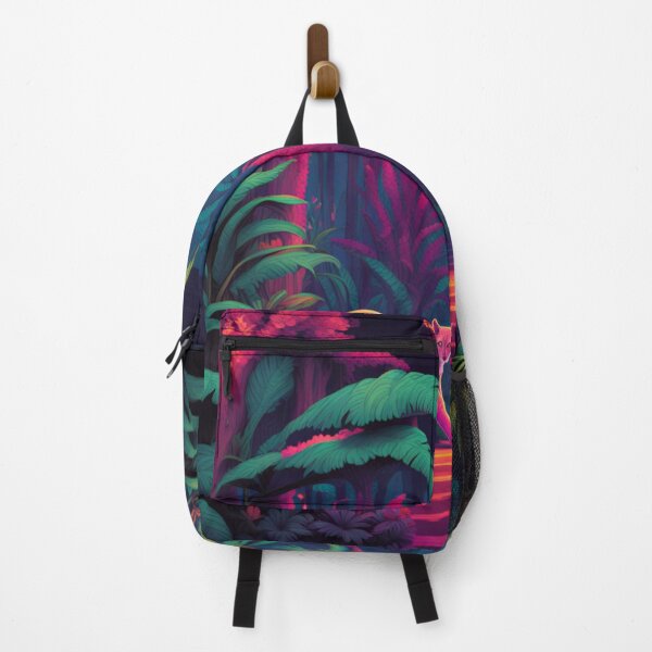 Item preview, Neon Jungle Theme Pattern designed and sold by BirdsnStuff.