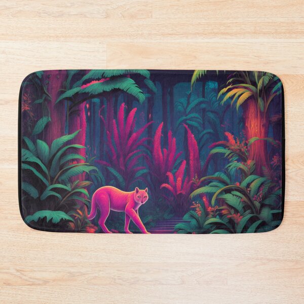 Item preview, Neon Jungle Theme Pattern designed and sold by BirdsnStuff.