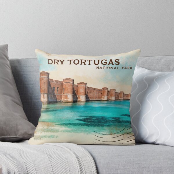 Item preview, Dry Tortugas National Park Postcard Vintage Retro Travel designed and sold by TravelPostcardGems.