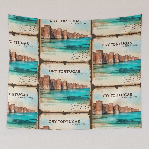 Item preview, Dry Tortugas National Park Postcard Vintage Retro Travel designed and sold by TravelPostcardGems.