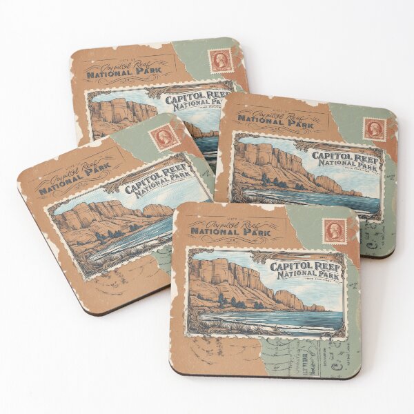 Item preview, Capitol Reef National Park Postcard Vintage Retro Travel designed and sold by TravelPostcardGems.
