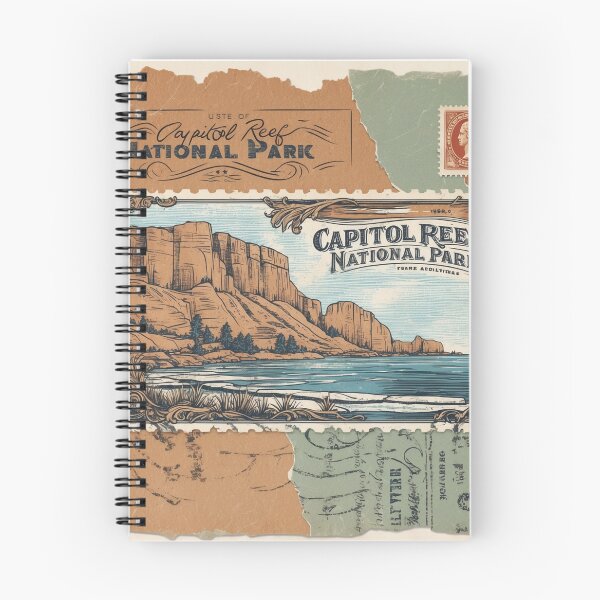 Item preview, Capitol Reef National Park Postcard Vintage Retro Travel designed and sold by TravelPostcardGems.