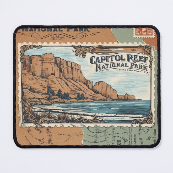 Item preview, Capitol Reef National Park Postcard Vintage Retro Travel designed and sold by TravelPostcardGems.
