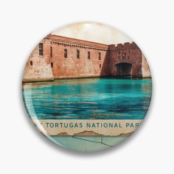 Item preview, Dry Tortugas National Park Postcard Vintage Retro Travel designed and sold by TravelPostcardGems.