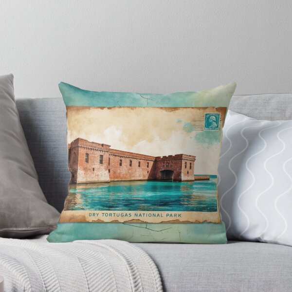 Item preview, Dry Tortugas National Park Postcard Vintage Retro Travel designed and sold by TravelPostcardGems.