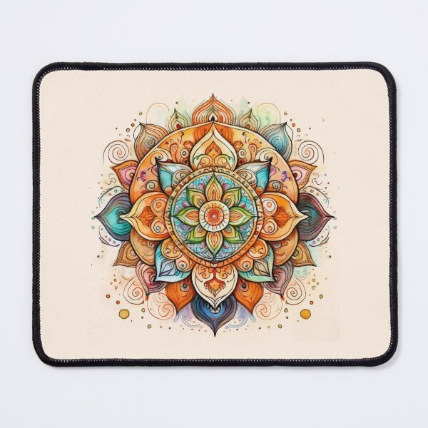 Item preview, Multidimensional flower in mandala style designed and sold by WDDesignShop.