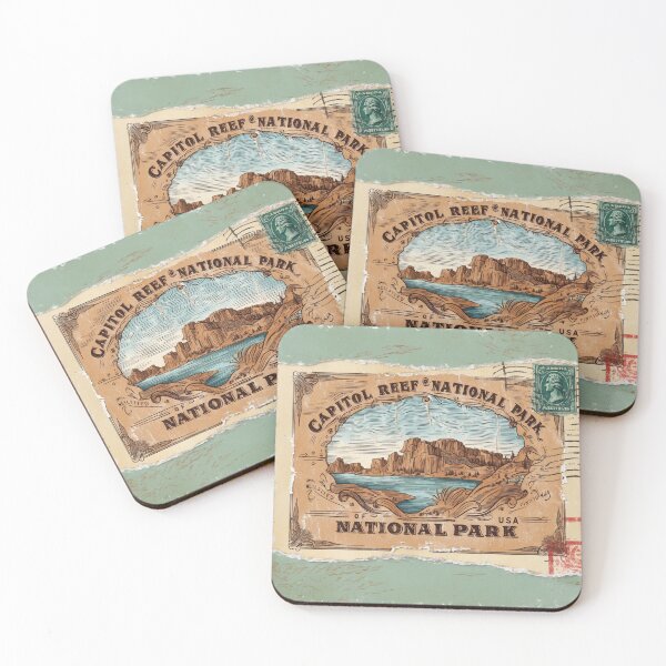 Item preview, Capitol Reef National Park Postcard Vintage Retro Travel designed and sold by TravelPostcardGems.