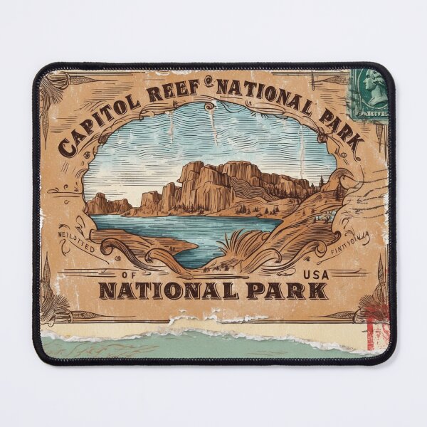 Item preview, Capitol Reef National Park Postcard Vintage Retro Travel designed and sold by TravelPostcardGems.