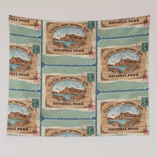 Item preview, Capitol Reef National Park Postcard Vintage Retro Travel designed and sold by TravelPostcardGems.