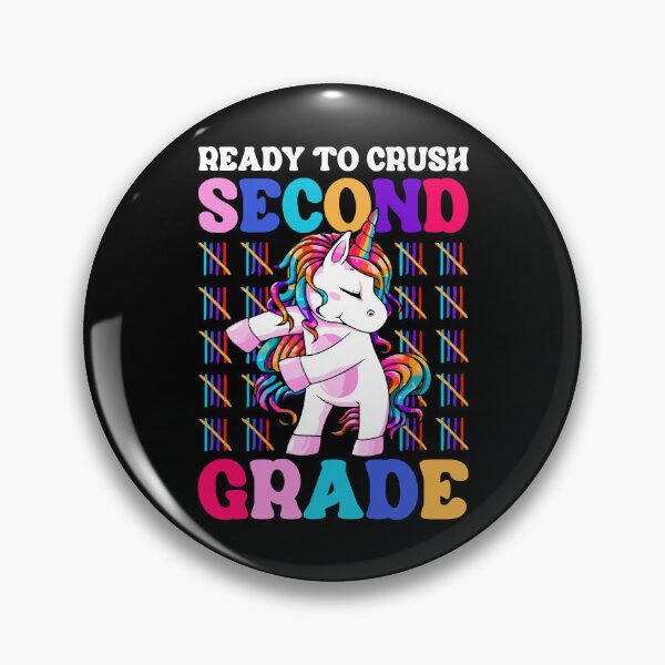 Item preview, Ready To Crush Second Grade Unicorn  designed and sold by creativevogue.