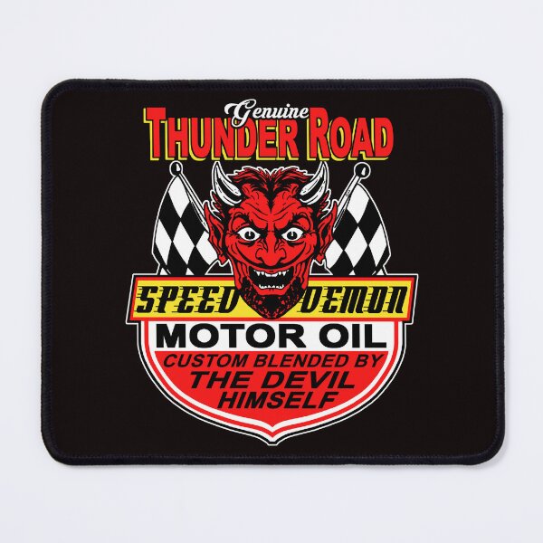 Item preview, Nostalgic Thunder Road Speed Demon Motor Oil Car Design designed and sold by thet-shirtman.