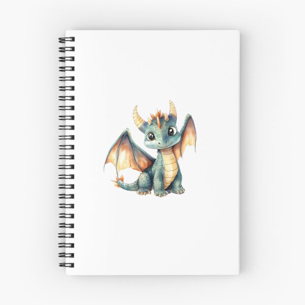 Item preview, cute little dragon sitting and smiling designed and sold by GinnyGi.