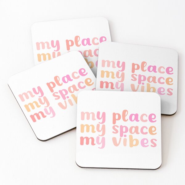 Item preview, My place, My space, My vibes | Home sweet home | Quote designed and sold by RedCircleArt.