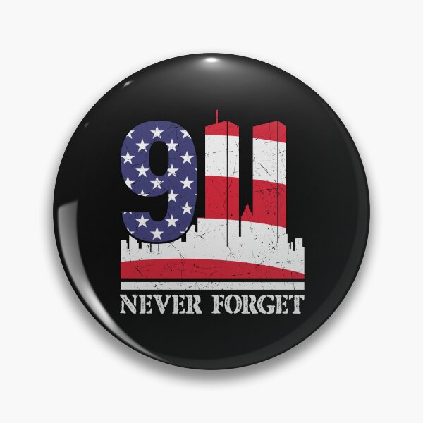 Item preview, 9-11 Memorial with Twin Towers and "Never Forget" designed and sold by AmericaFreedom.