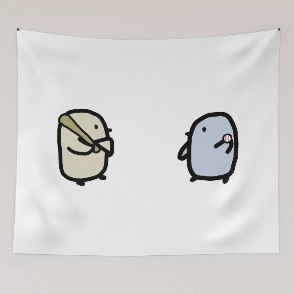 Item preview, Birds Playing Baseball designed and sold by Birdoodle.