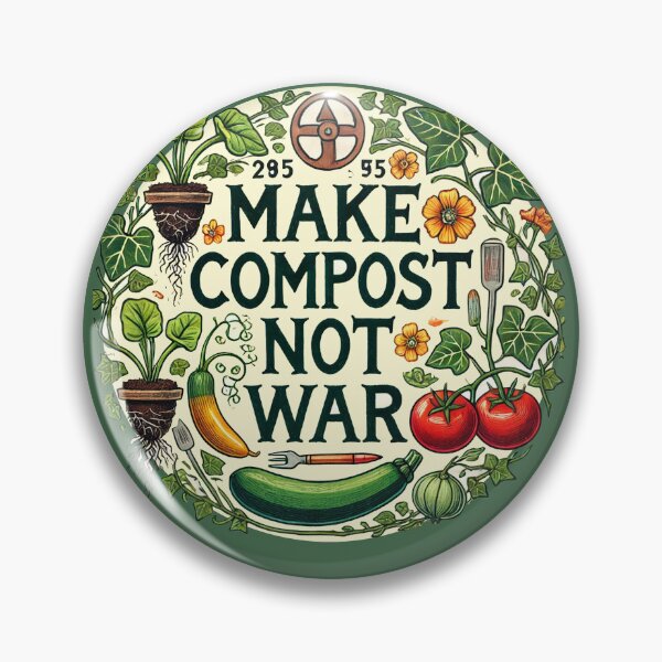 Item preview, Make compost not War designed and sold by FrictionMaxxing.