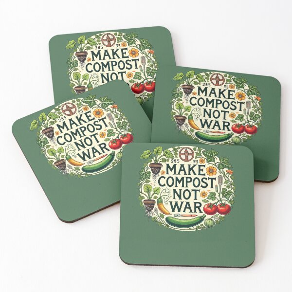 Item preview, Make compost not War designed and sold by FrictionMaxxing.