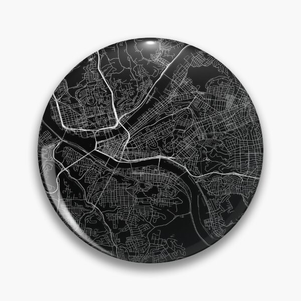 Item preview, Pittsburgh City Map designed and sold by SHAMPAIN-ART-CO.