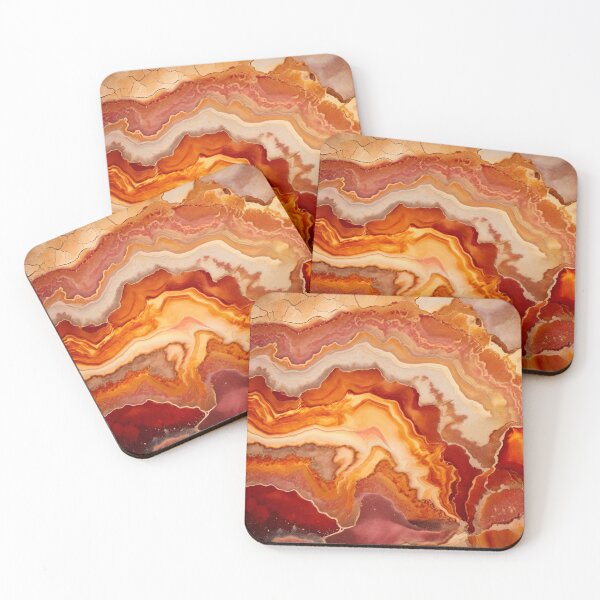 Item preview, Burnt Desert Geode Pattern designed and sold by BirdsnStuff.