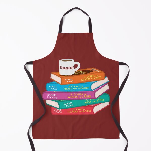 Item preview, ACOTAR Sarah J Maas Book Stack Romantasy mug designed and sold by TheEclecticKat.