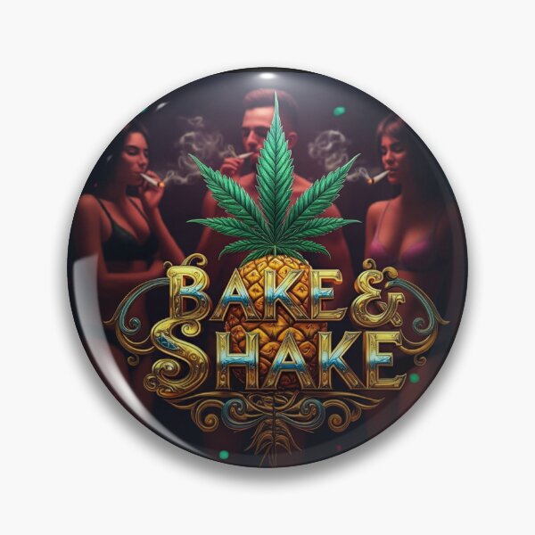 Item preview, Bake & Shake - Pineapple Swingers Smoking Pot - Black designed and sold by JLEmporium.