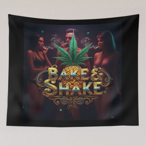 Item preview, Bake & Shake - Pineapple Swingers Smoking Pot - Black designed and sold by JLEmporium.
