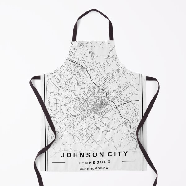 Item preview, Johnson City Map designed and sold by SHAMPAIN-ART-CO.