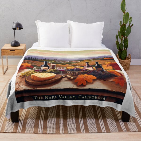 Item preview, Napa Valley California Retro Vintage Travel Poster – Autumn Vineyards and Wine Culture designed and sold by pod24.