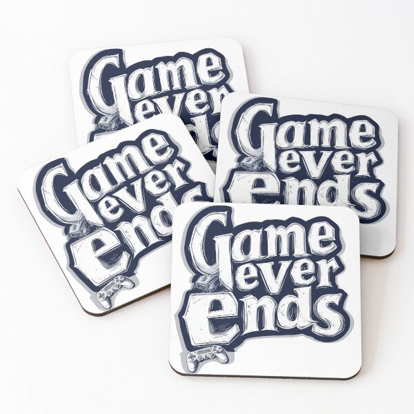 Item preview, Game Never Ends Vintage T-Shirt Design designed and sold by Anarodic.