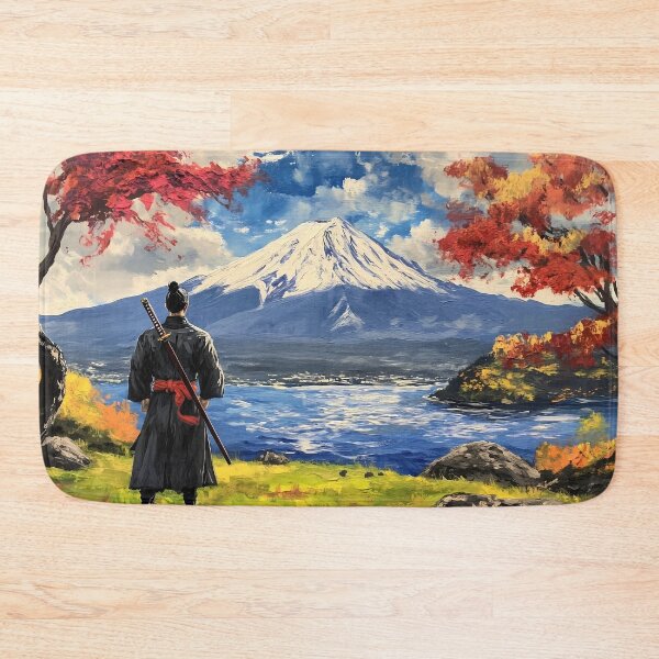 Item preview, Samurai And Mountain Fuji - Autumn designed and sold by sakurashorty.