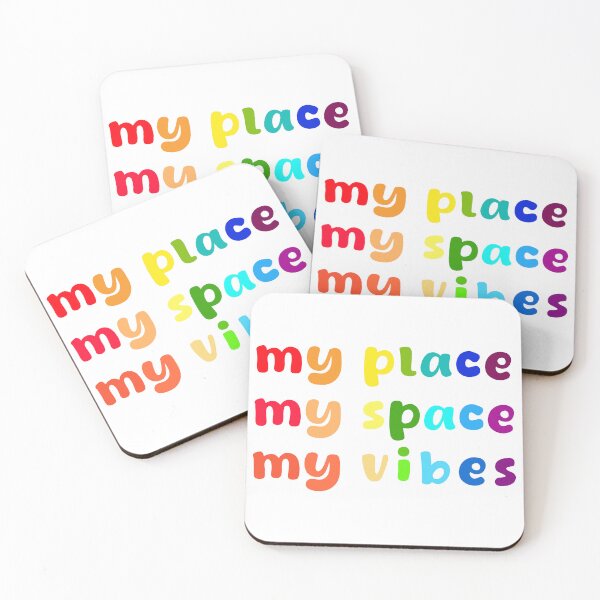 Item preview, My place, My space, My vibes | Home sweet home | Quote designed and sold by RedCircleArt.