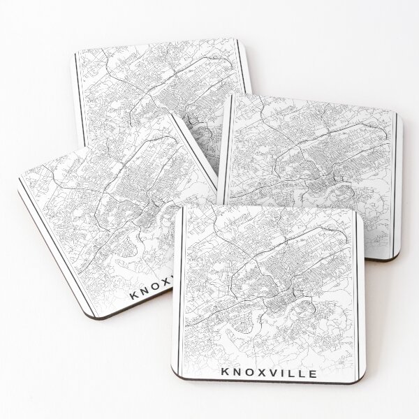 Item preview, Knoxville City Map designed and sold by SHAMPAIN-ART-CO.