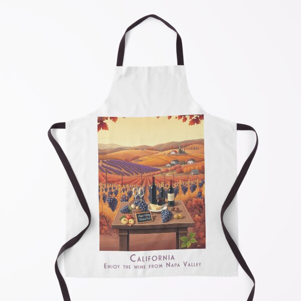 Item preview, Vintage California Retro Travel Poster – Wine, Autumn and Napa Valley Enjoyment designed and sold by pod24.