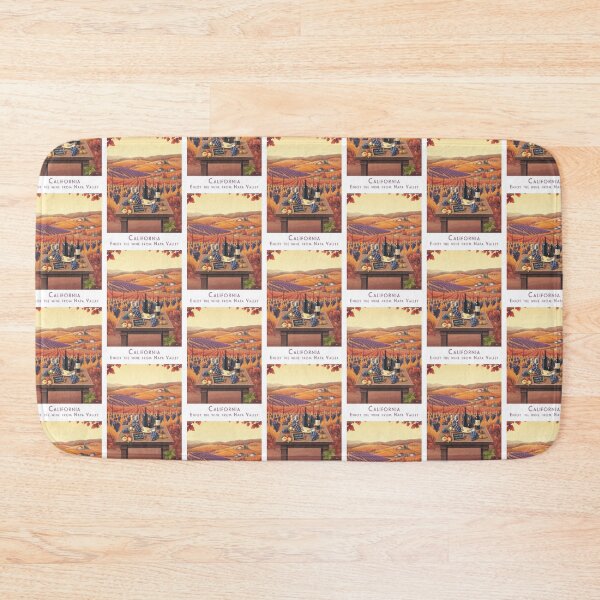 Item preview, Vintage California Retro Travel Poster – Wine, Autumn and Napa Valley Enjoyment designed and sold by pod24.