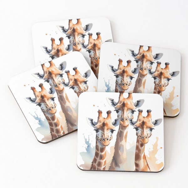 Item preview, Three Giraffes Watercolor designed and sold by MaateoDesign.