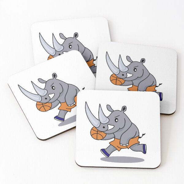 Item preview, Rhino Playing Basketball designed and sold by AnthroTales.