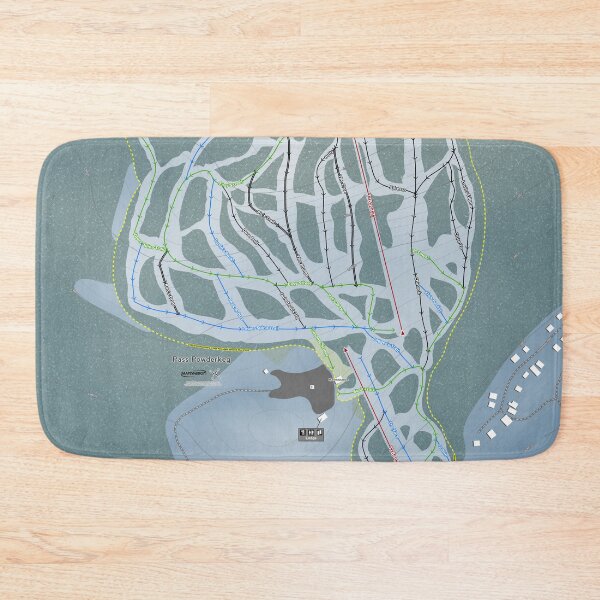 Item preview, Pass Powderkeg Resort Trail Map designed and sold by Mapsynergy.