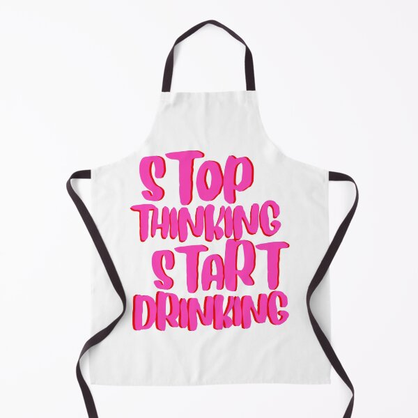 Item preview, STOP THINKING - Pink & Red designed and sold by Julia Santos.